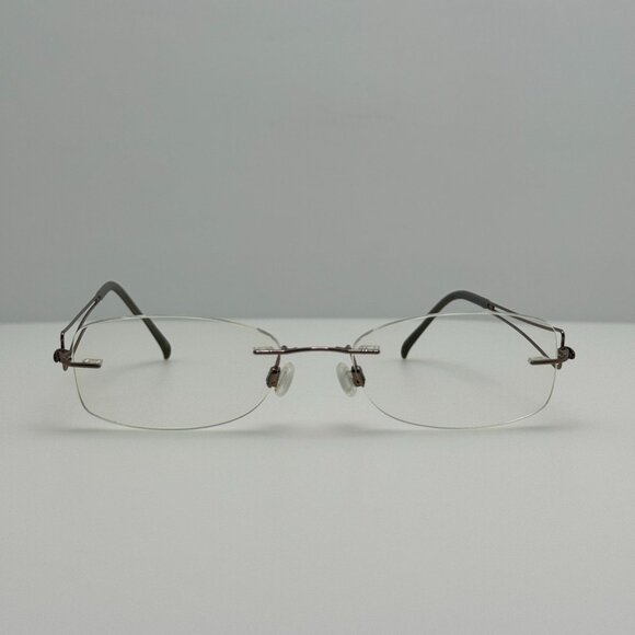 Charmant Eyeglasses Eye Glasses Frames CH10922 BR Titanium Japan 51-19-135 - Picture 3 of 6